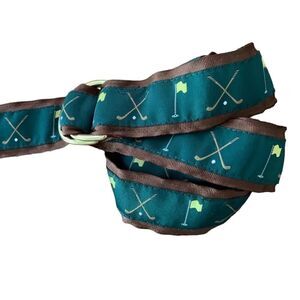 Knot Golf Pull Through Ribbon Belt Sz M